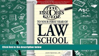 Audiobook  The Insider s Guide to Your First Year of Law School: A Student-to-Student Handbook