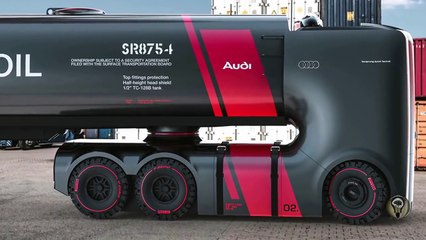 Teknolojı harıkası mükemmel tır Audi Yaparsa Böyle Yapar.