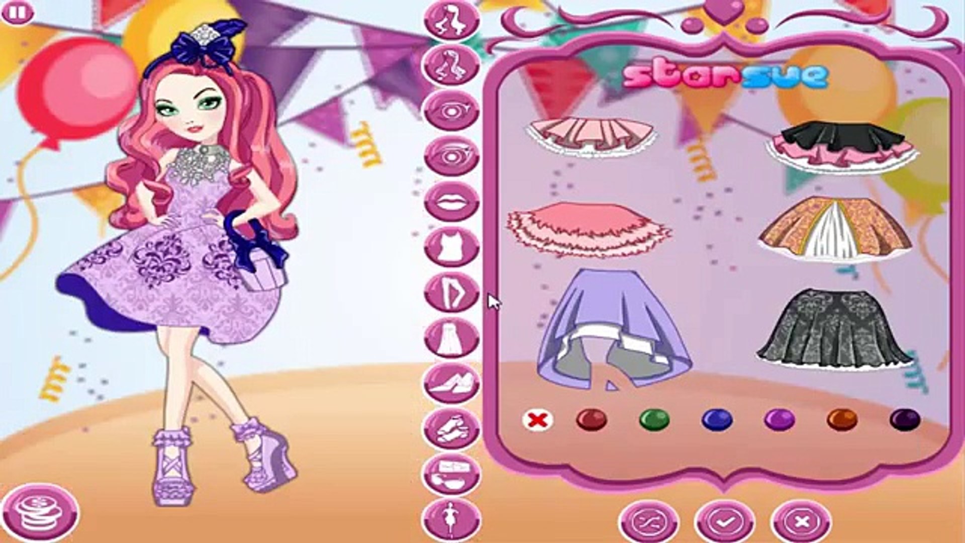 ever after high birthday ball