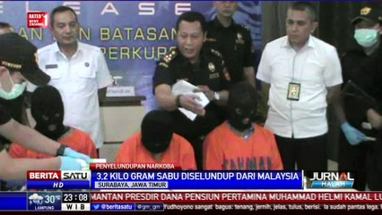 3,2 Kilogram Sabu Disita Bea Cukai Sidoarjo