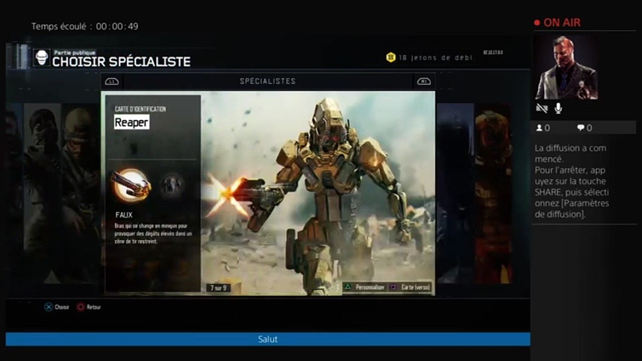 Diffusion Bo3 retour