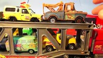 Disney Pixar Cars The Haulers Mack and Lightning McQueen Off Road Mater