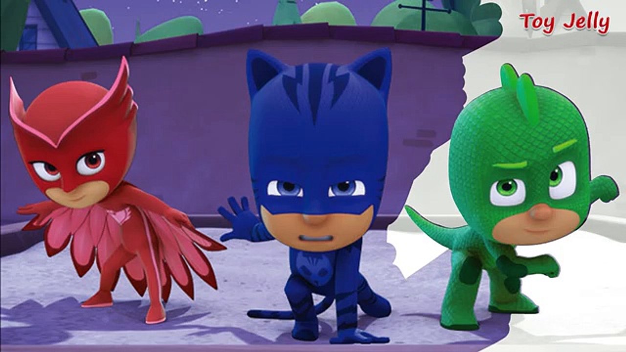 PJ Masks Coloring Pages Gekko, Catboy and Owlette Disney Junior New Compilation Kids Videos