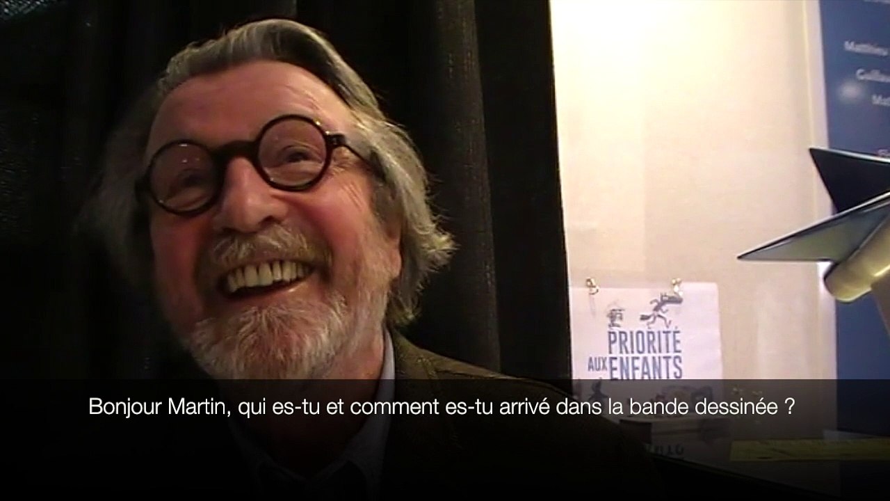 Martin Veyron en interview pour PlaneteBD