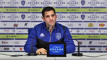 Bastia-Monaco : Conf. d'avant-match de G. Cioni