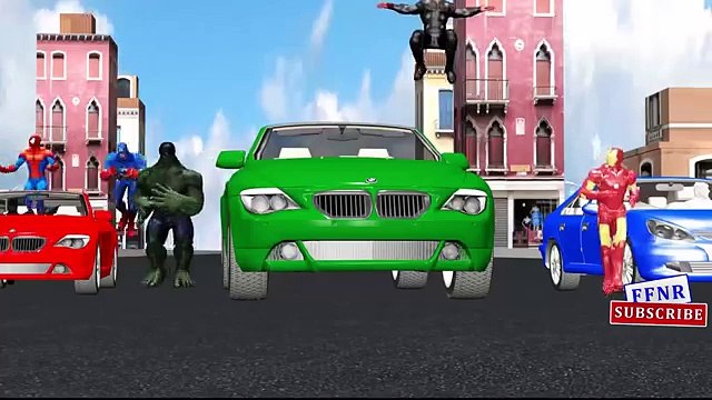 Superheroes car Racing Video | Play Doh Learning Farm Animals | Minions finger family Rhymes