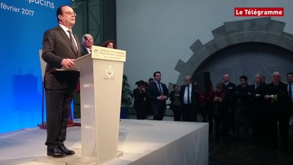 Brest. François Hollande fait l'éloge de la ville