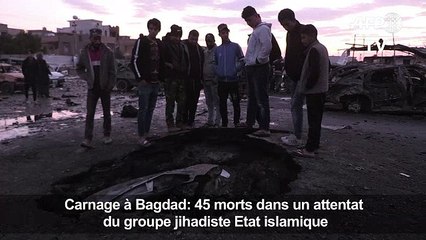 Carnage à Bagdad: 45 morts dans un attentat de l'Etat islamique