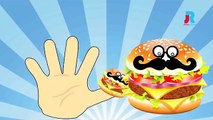 Finger family | Gummy Bear Vs Burger Finger Family Nursery Rhymes | Finger Family Songs