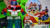 Transformers Rescue Bots Rescues!!! Chief Charlie Burns Rescue Cutter, Sawyer Storm Rescue Winch, Ni