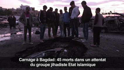 Carnage à Bagdad: 45 morts dans un attentat de l'Etat islamique