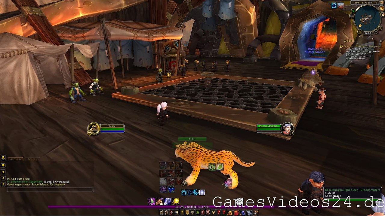 World of Warcraft Quest: Sonderlieferung für Langnase