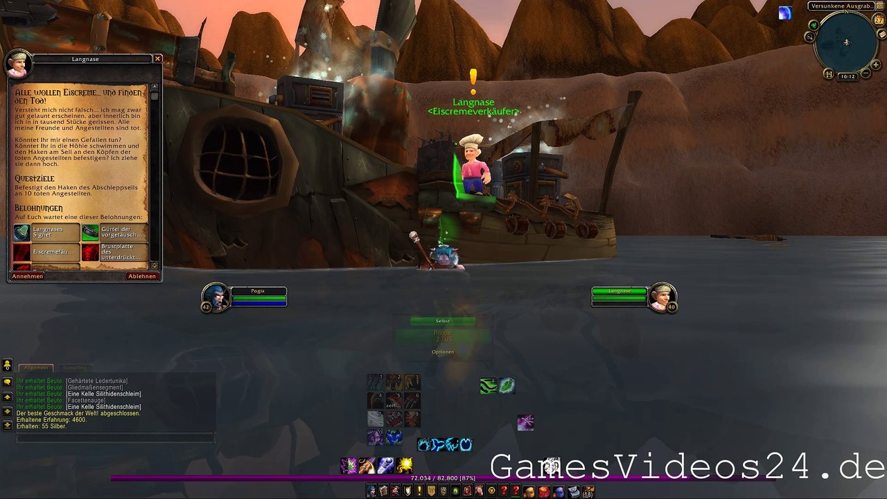 World of Warcraft Quest: Alle wollen Eiscreme... und finden den Tod!