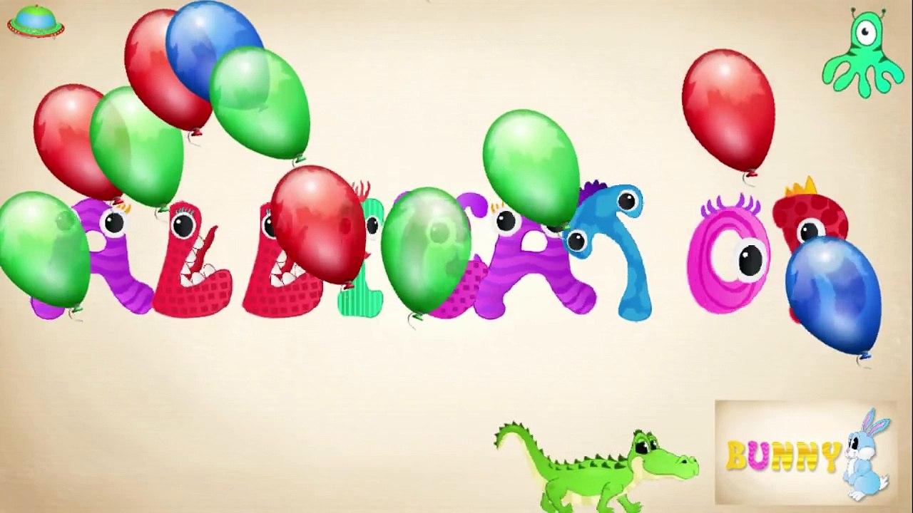 Kids learn ABC spelling, letters, Words and Animals with Learn letters English alphabet