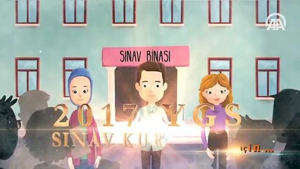 ÖSYM'den YGS adaylarına özel animasyon film