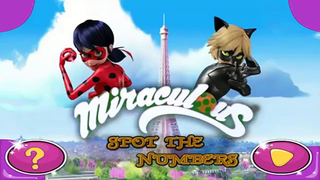 Miraculous Ladybug Games - Miraculous Spot the Numbers