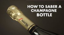 How to Saber a Champagne Bottle