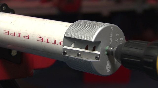 DEB1 Series Deburring Tool (Drill Powered) Demo - Reed Manufacturing