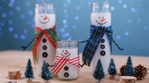 How to Turn Dollar Store Candles Into the Most Charming Snowmen