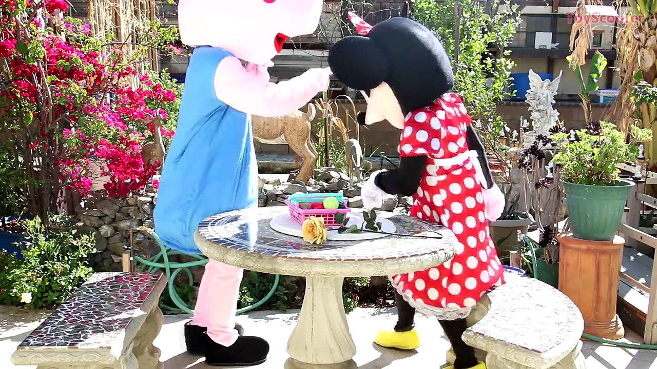 TOYSCOUTER TALENT SHOW w/ Spiderman, Minnie & George Pig as Judges - Funny Movie for Kids