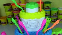 New Play Doh Cake Mountain Set Sweet Shoppe Torta de Cumpleaños Fábrica Unboxing - WD Toys