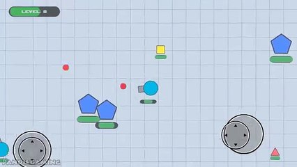 Diep IO Gameplay / Survive to level 10 / iOS/Android