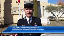 Alpes-de-Haute-Provence/ bleu à l'âme : Une cérémonie d'hommage aux gendarmes décédés à Digne-les-Bains