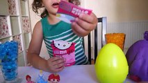 Giant Play Doh Surprise Eggs and Orbeez Crush Challenge with Disney Frozen MLP Shopkins Kinder Clay