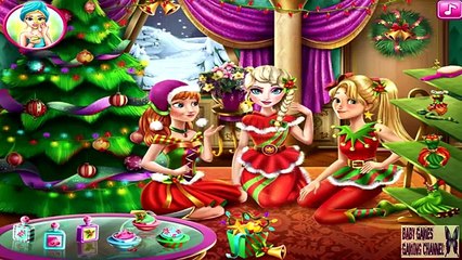 Disney Frozen Christmas Games - Frozen Christmas Party - Baby Videos Games For Girls