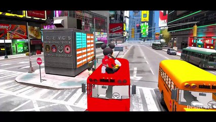 Mickey Mouse Clubhouse Wheels On The Bus | Nursery Rhymes | 3D Animation In HD From Binggo