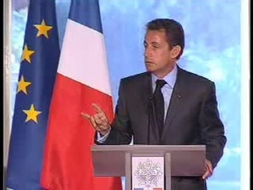 Sarkozy 1er prix de l'audace créatrice