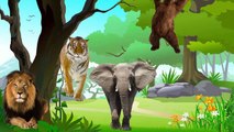 Animals Cartoons Finger Family Children Nursery Rhymes | Animals Finger Family Rhymes for