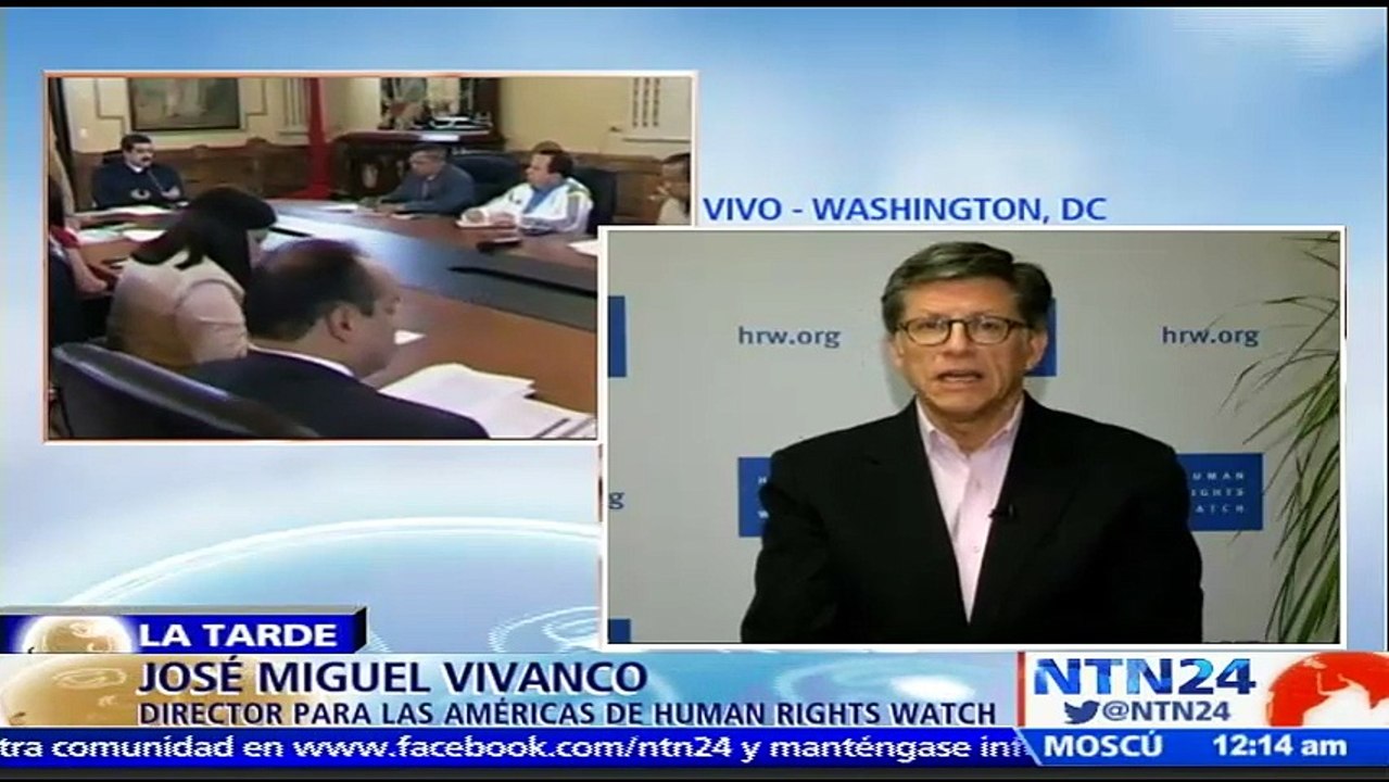 "El régimen de Maduro debe ser enfrentado por las democracias latinoamericanas”: José Miguel Vivanco, director para las Américas de HRW