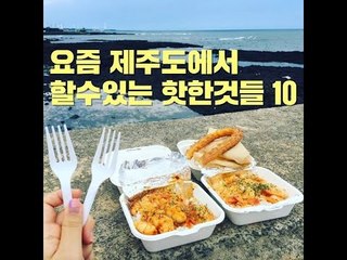 요즘 제주도에서 할수있는 핫한것들 10