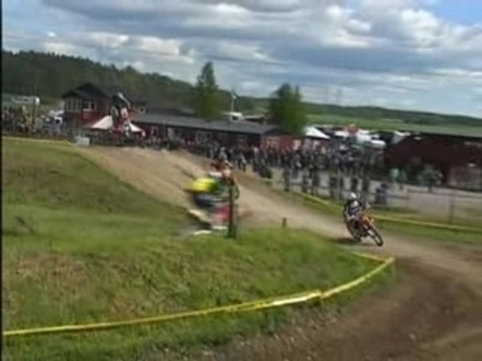 Accident de motocross