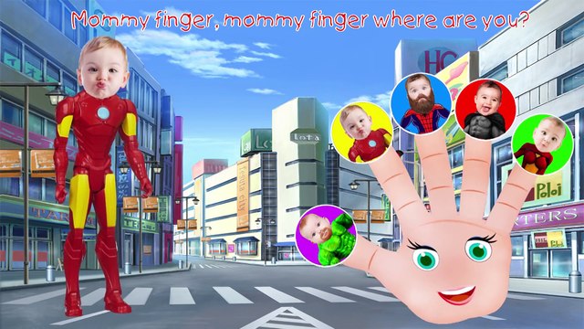 Superhero Hulk Spiderman Ironman Batman Little Babies Finger Family Songs Nursery Rhymes Lyrics