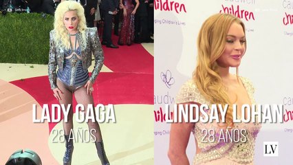 Famosos con la misma edad