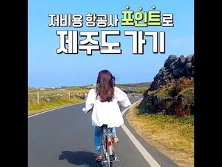 [세상의 모든 항공서비스] 저비용 항공사 포인트로 제주도 가기