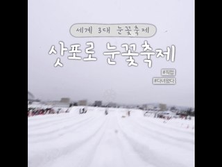 [Real Went On Sapporo Snow Festival]삿포로 눈꽃 축제 직접 다녀왔다
