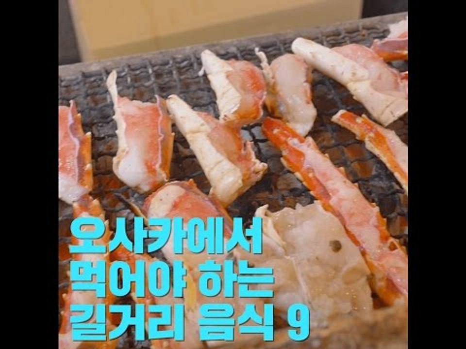 오사카에서 먹어야하는 길거리음식 9가지
