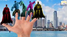 Finger Family Collection | Colors Batman Vs Hulk Cartoon Finger Family | Children Nursery Rhymes