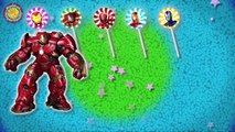 Spiderman Hulk Iron Man Batman Elsa Lollipop Finger Family Songs Nursery Rhymes Lyrics & M