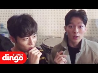 모델 변우석과 장기용, 만찢남들의 윙크! - 딩고 X 2015 서울패션위크