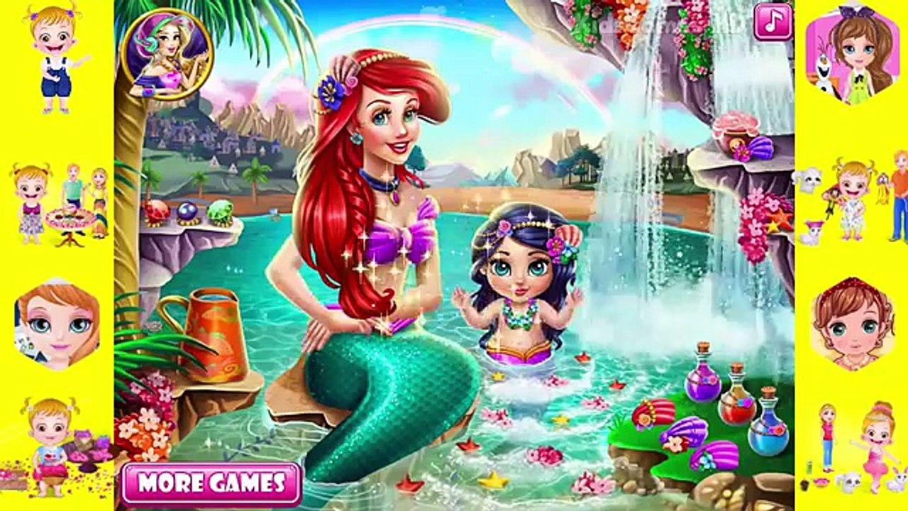 Baby Game For Kids ► Baby Disney Princess Cartoon ► Ariel Baby Bath
