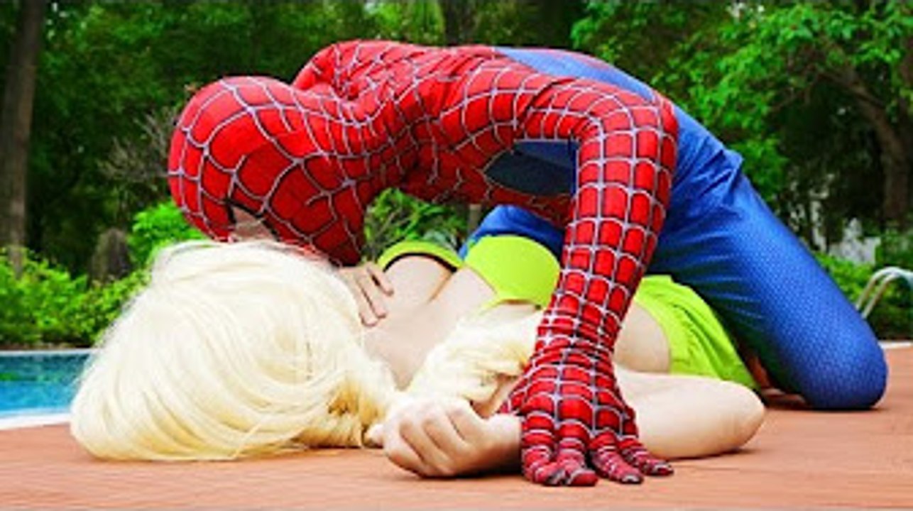 Spiderman Frozen Elsa Bedroom Prank! Spiderman Sleep Venom Joke Superheroes Fun Comedy Movie