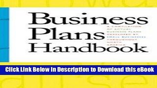 [Get] Business Plans Handbook Popular Online