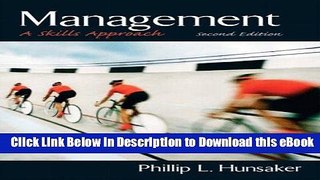 [Get] Management: A Skills Approach (2nd Edition) Popular New