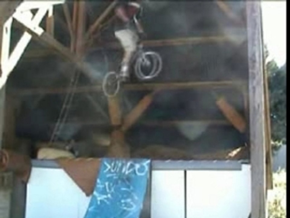 Trailer on the wall