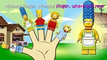 The Simpsons Lego 3D Finger Family Nursery Rhymes Lyrics