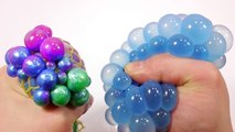 DIY How To Make Colors Squishy Stress Balloons Slime Ball Real Syringe Play Learn Colors